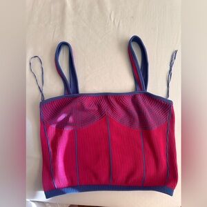 Zara stretchy crop tank